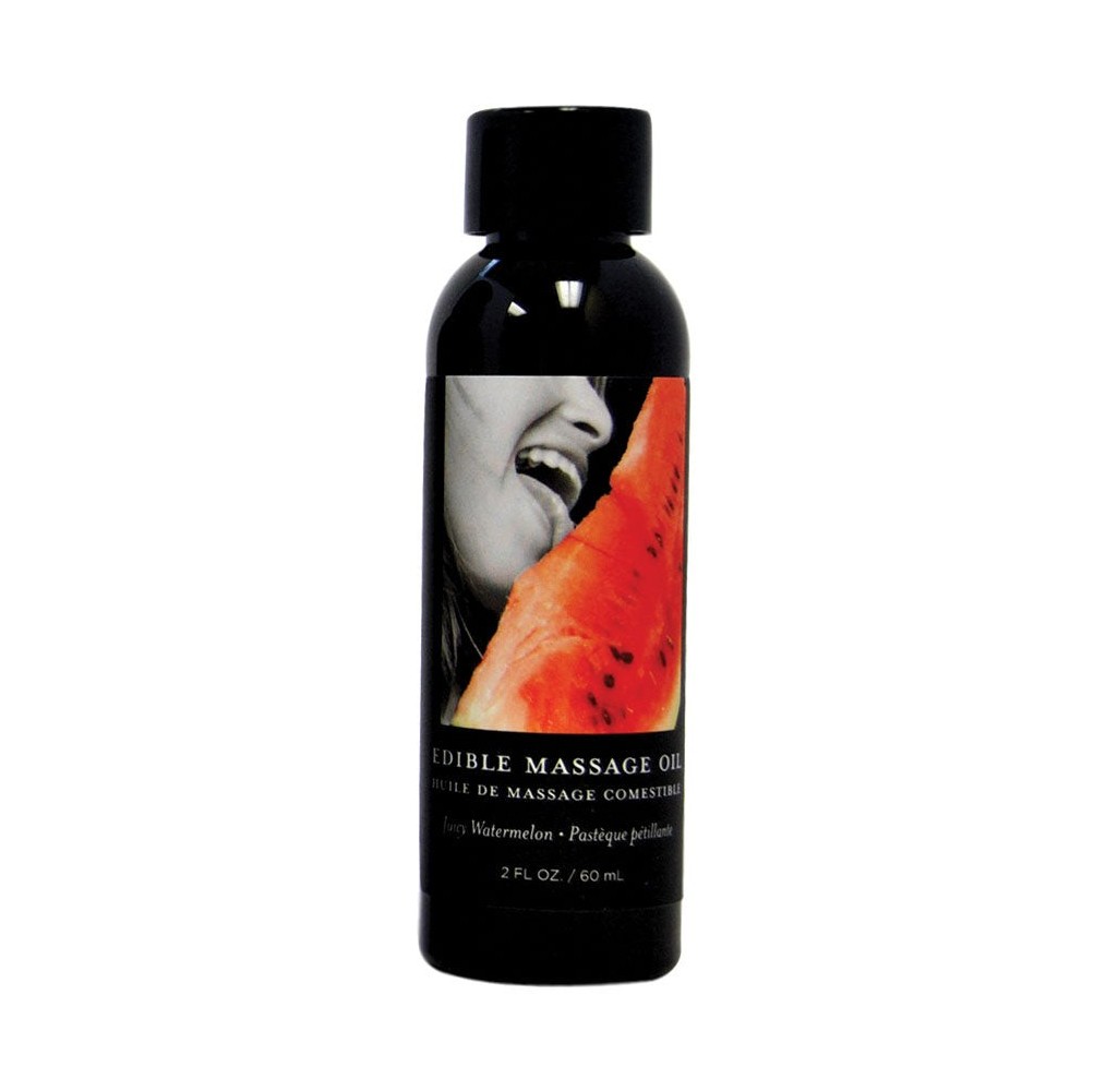 Earthly Body Edible Massage Oil-Watermelon 2oz